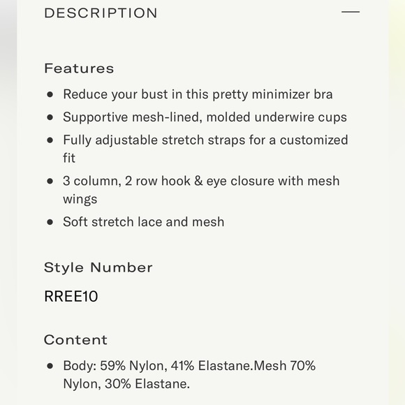 Floral laces bra NWT - Picture 4 of 4